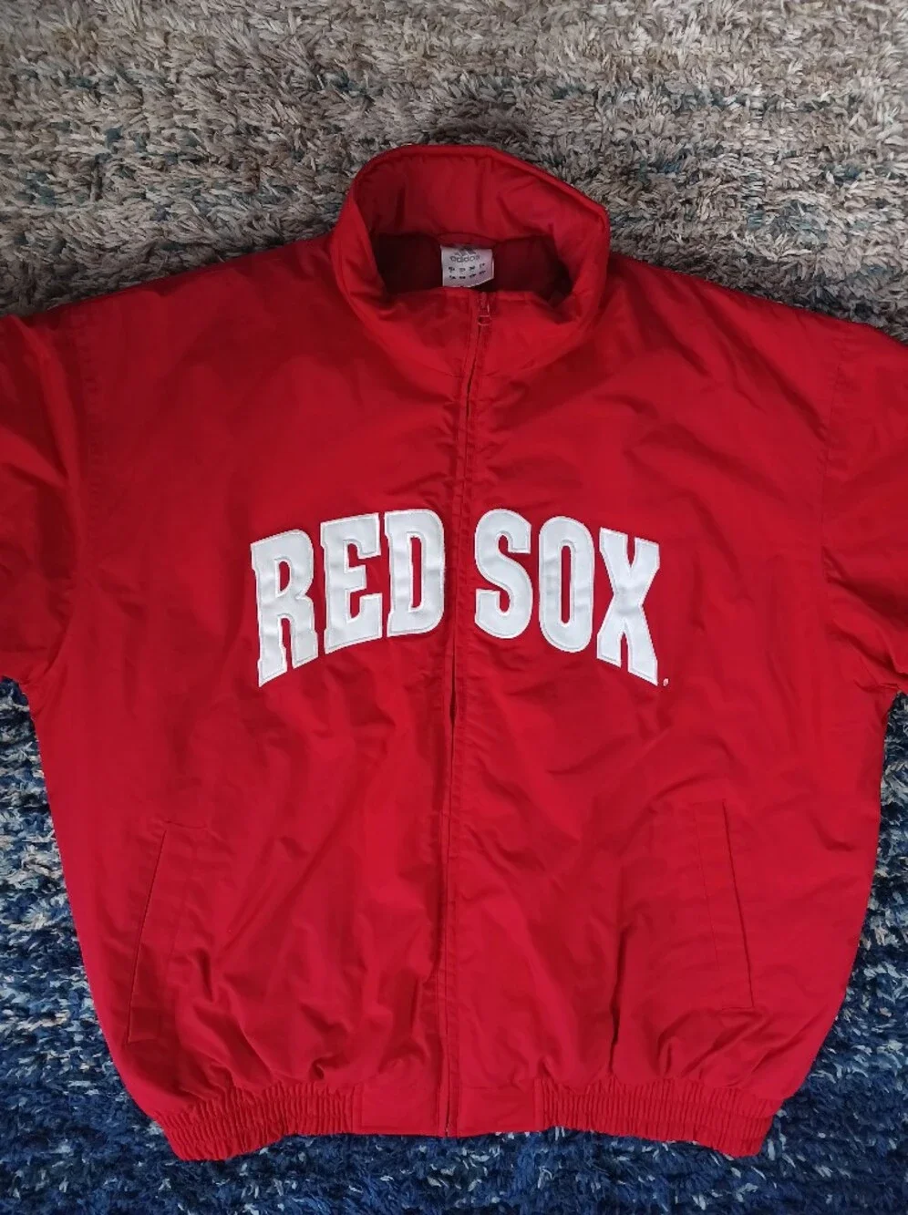 Vintage Adidas Boston Red Sox MLB Bomber Jacket Mens